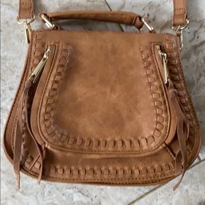 Faux leather handbag